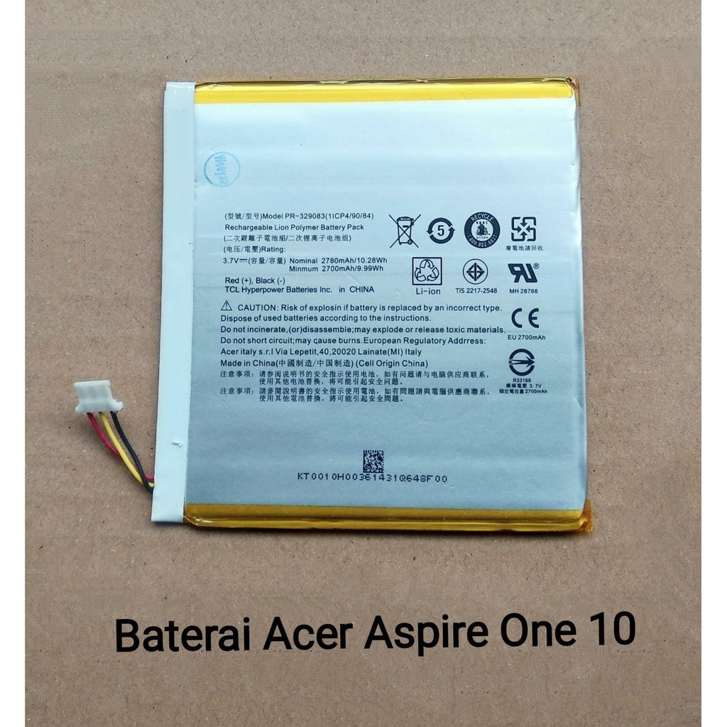 BATERAI ORIGINAL BATRE BATTERY LAPTOP Acer Acer Iconia tablet