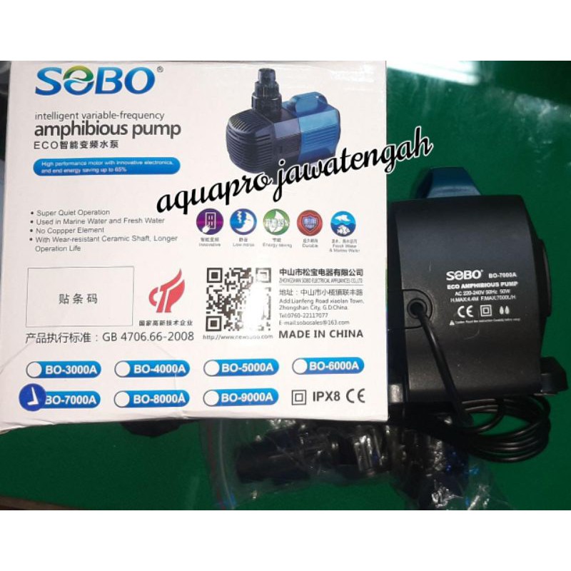 Pompa Air Kolam SOBO Power Head BO7000A (BO 7000A)