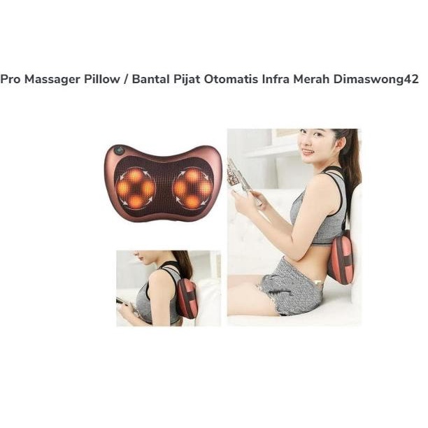 Bantal Kesehatan Pijat Multi Fungsi Bantal Listrik Tubuh/Leher/punggung/kaki Praktis