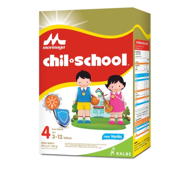 

Morinaga Chil School 4 Vanila 800gr - Susu Pertumbuhan Tahap 4 (3-12 Tahun)