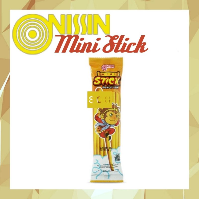 

《OS3》 Nissin Mini Stick biskuit stik 13 gram