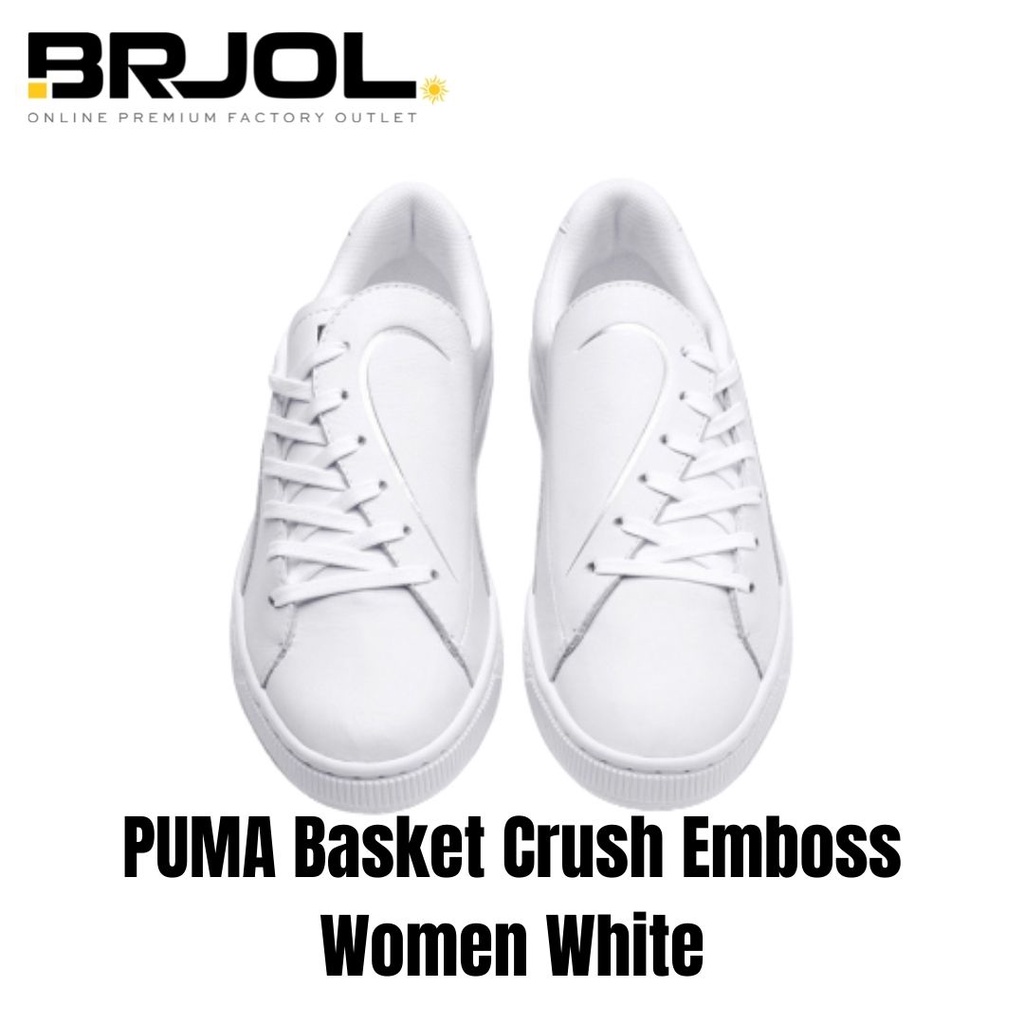 SEPATU BASKET WANITA ORIGINAL PUMA Basket CRUSH EMBOSS WOMEN 36955601
