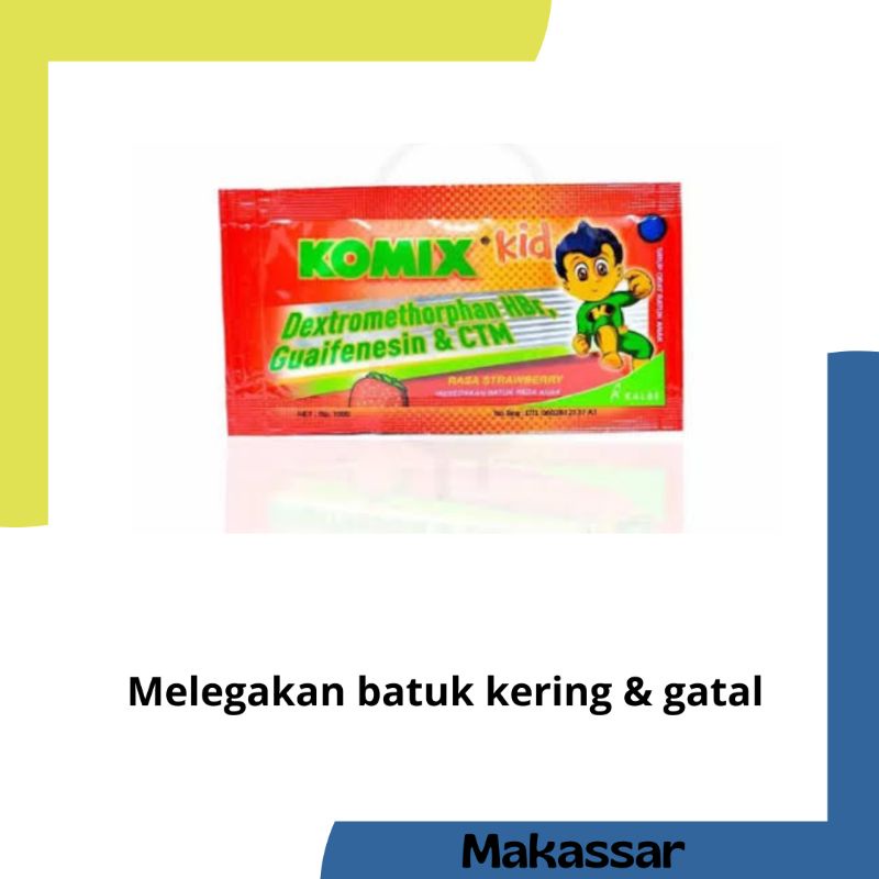 KOMIX KID OBAT BATUK ANAK 5ML PERSACHET