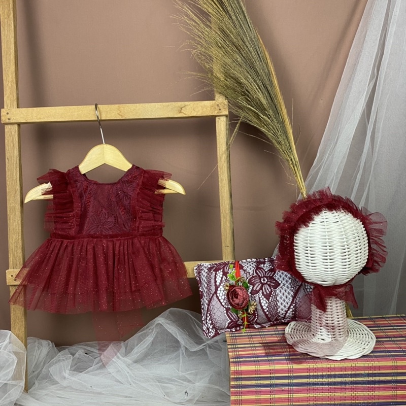 READY STOK ROMPER NEWBORN, ROMPER BABY GIRL, ROMPER NEWBORN CEWEK, PROPERTI FOTO NEWBORN