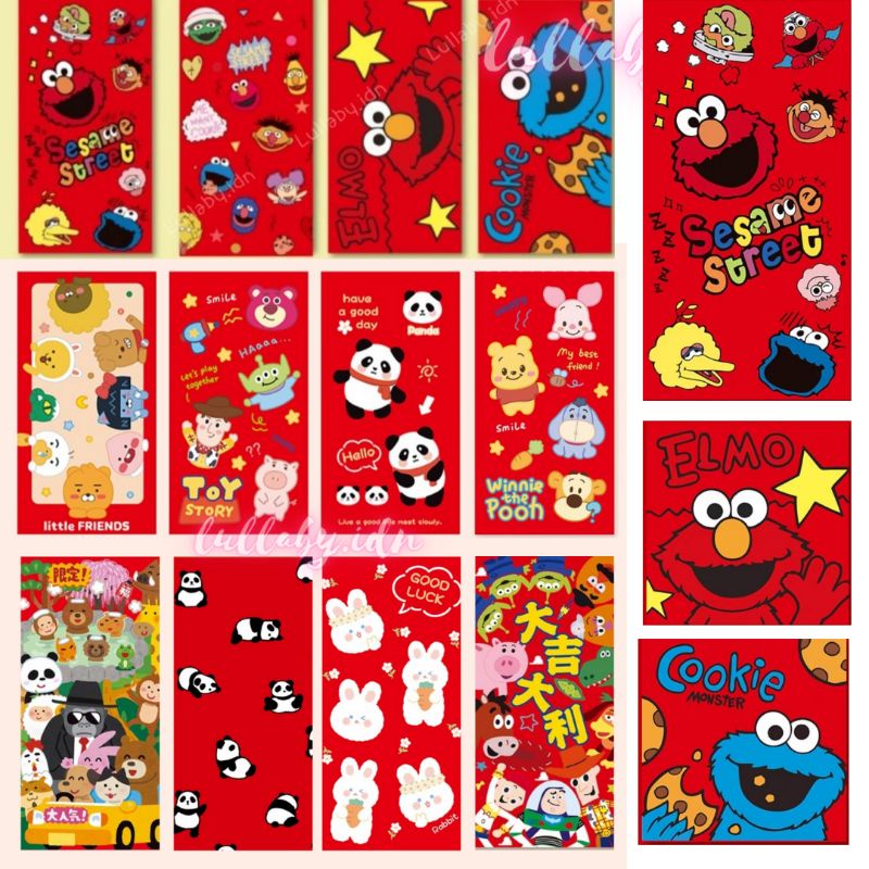 

Hong Bao Disney/ Angpao Import Panjang (1bungkus isi 10) ｜Red Pocket