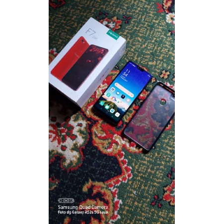 oppo f7 hitam ram 4/64 second