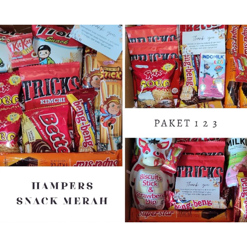 

Hampers Snack Red, Hampers makanan ringan