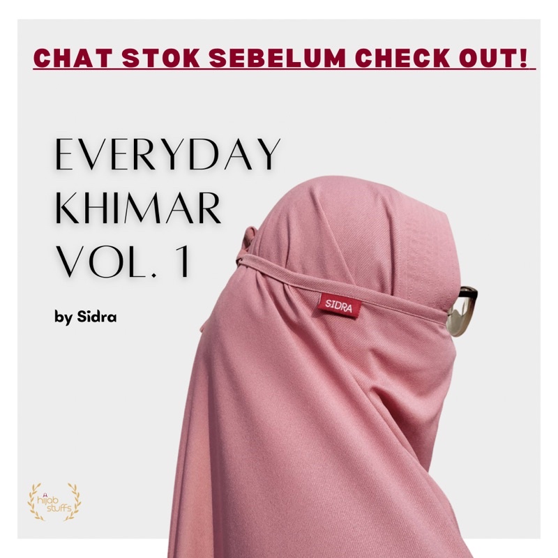 EVERYDAY KHIMAR VOL. 1 | SIDRA | HIJAB SYARI POLOS