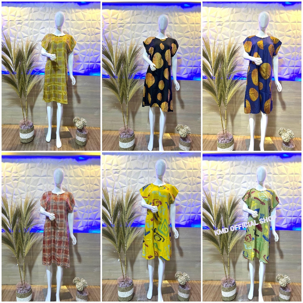 Promo...3 pics 100 ribu//Daster Rayon Halus Panjang Busui Semata Kaki &amp; Selutut//Daster wanita dewasa murah//daster panjang//daster long busui//daster kekinian//daster aqilla//daster viral 2022