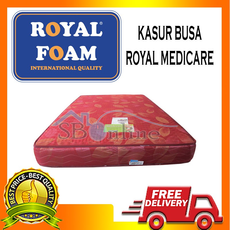 ROYAL FOAM Kasur Busa Royal Medicare Tebal 18 cm Garansi 15 Tahun