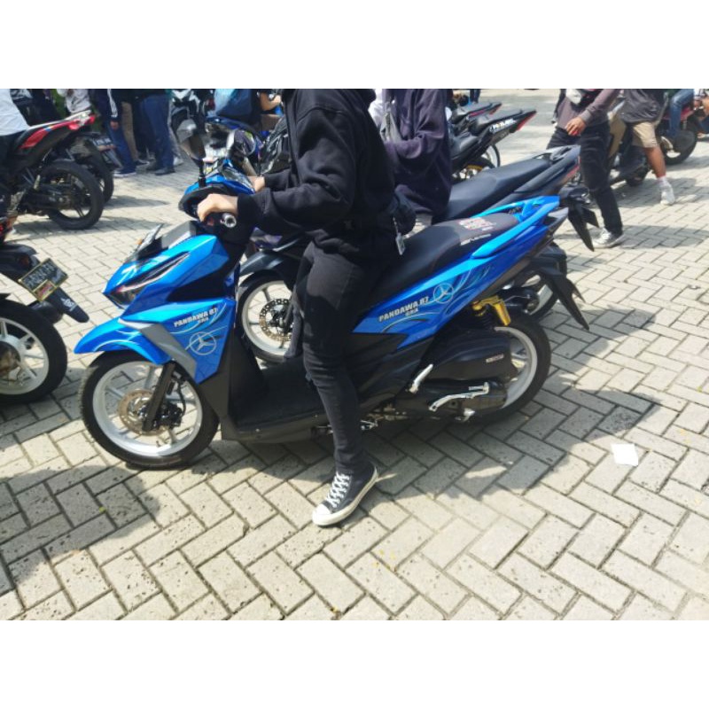 STRIPING VARIO LIVERY MERCEDES PANDAWA BUS