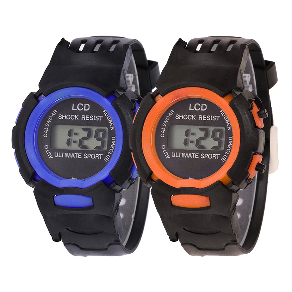 Kids Jam Tangan Elektronik Digital Dial Bulat Gambar Kartun Lucu Untuk Anak Laki Laki Perempuan Shopee Indonesia