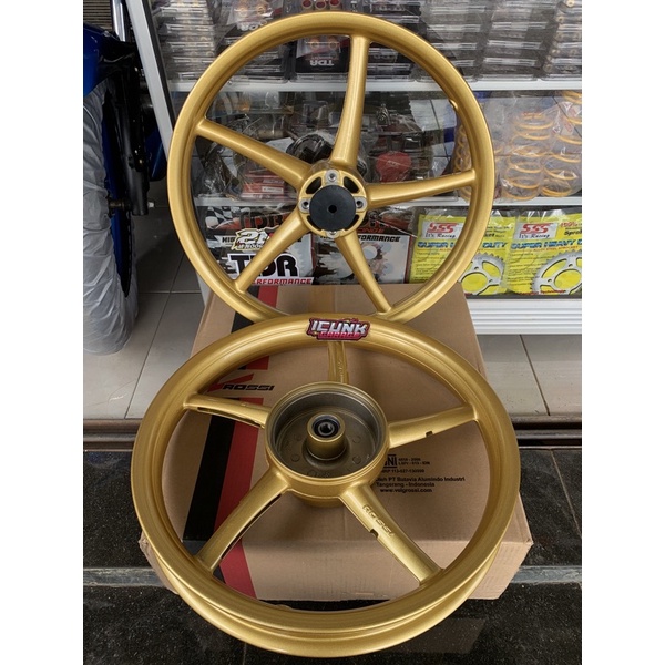 velg VROSSI RX KING ring 17 depan belakang RC SANCA palang 5 model ercb evnd