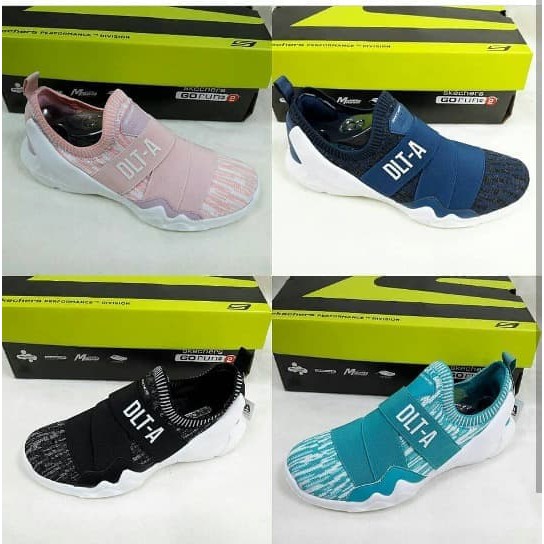 Skechers D Lites DLT A Slip On Sepatu Wanita Original - Turquoise