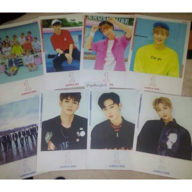 CUSTOM COVER CARD ALBUM TBO WANNA ONE