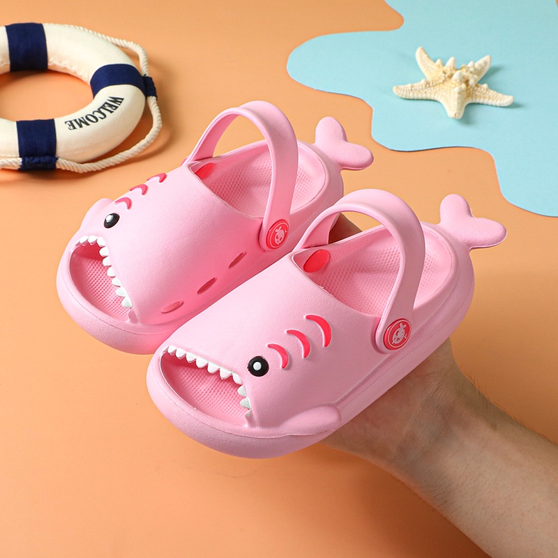 Sandal Anak Lucu BABY SHARK HIU karet Jelly Import