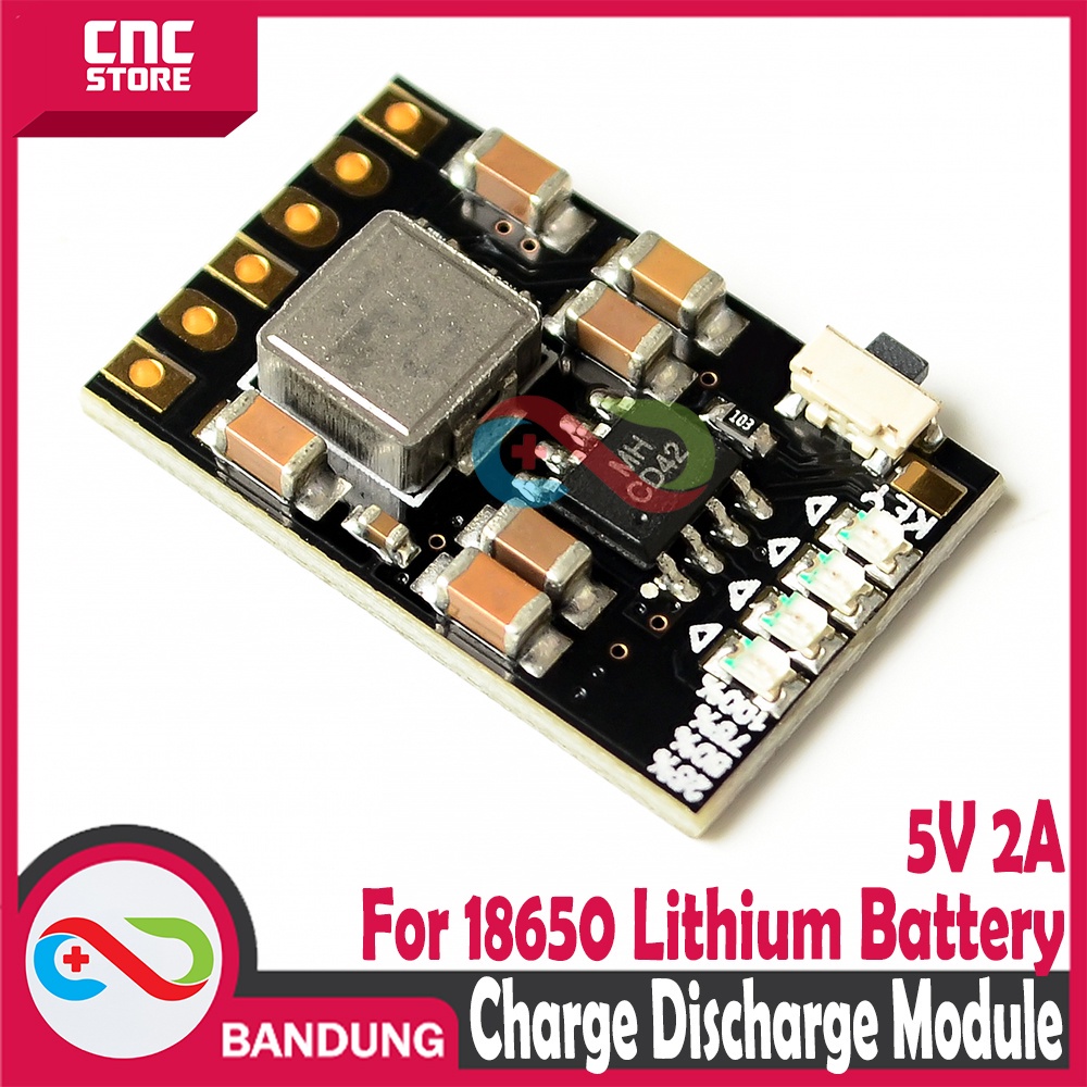 CHARGE AND DISCHARGE MODULE 3.7V 4.2V 18650 LITHIUM BATTERY 5V 2A