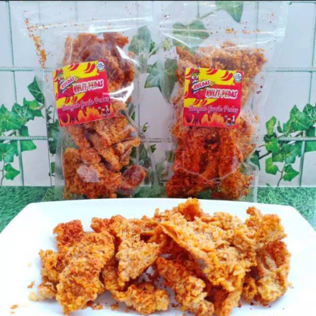 

Keripik kulit pedas