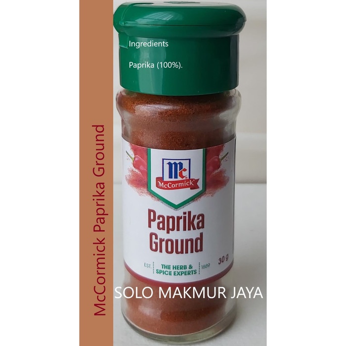 

Marhies- Mccormick Mc Cormick Paprika Ground Bumbu Bubuk 30 G