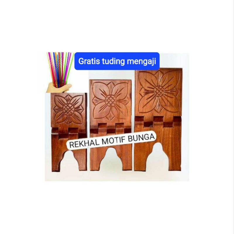 Rekal alqur'an jumbo ukur 20x45 dengan finising glos