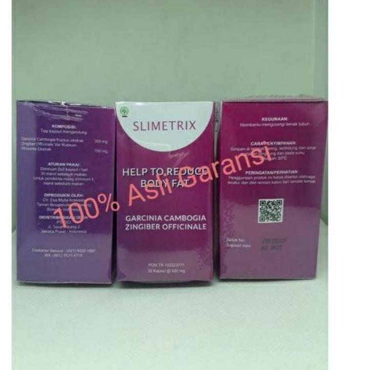 Miliki - SLIMETRIX ORIGINAL ASLI SLIMETRIX OBAT PELANGSING BADAN PEMBAKAR LEMAK HERBAL AMPUH
