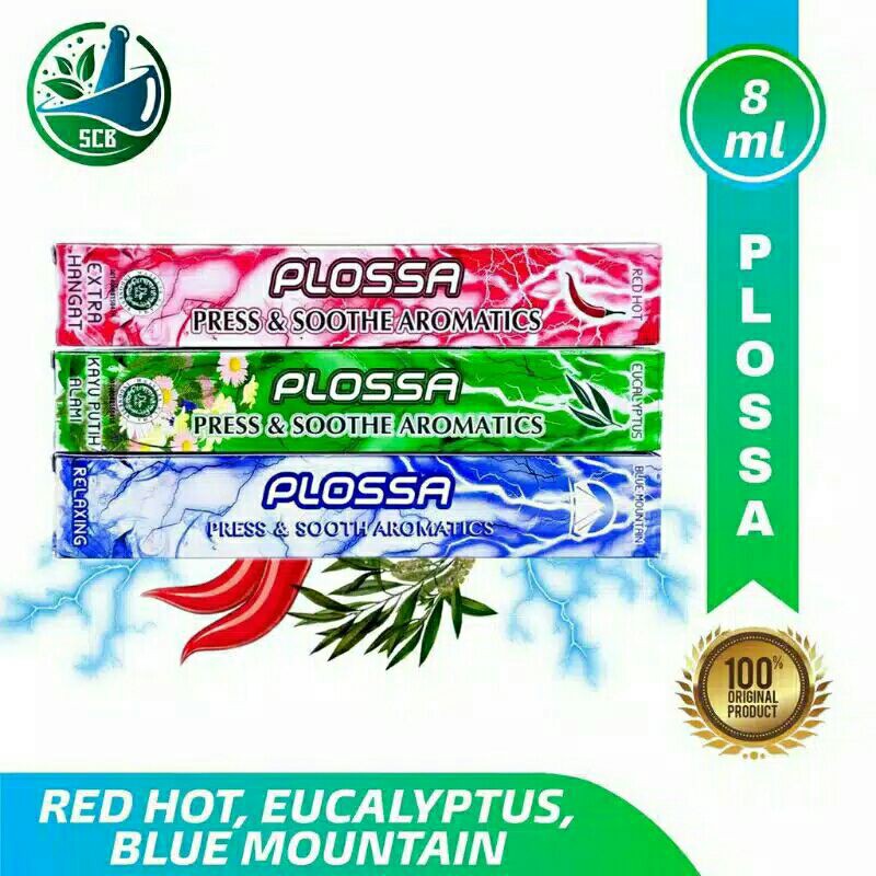 Plossa Minyak Angin Aromatherapy 4 in1 / Plosa Press and Soothe Aromatics