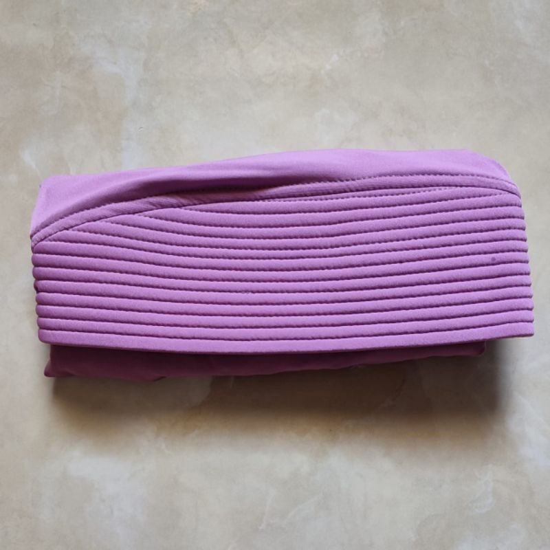 hijab instan oval jersey  / kerudung oval / bergo instan jersey tutup dada-Lavender