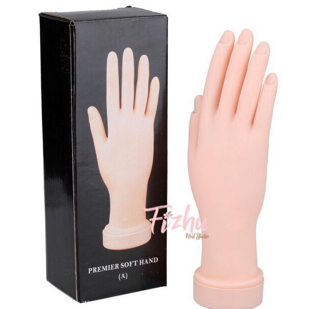 jari palsu / tangan palsu / kuku palsu / practice finger nails