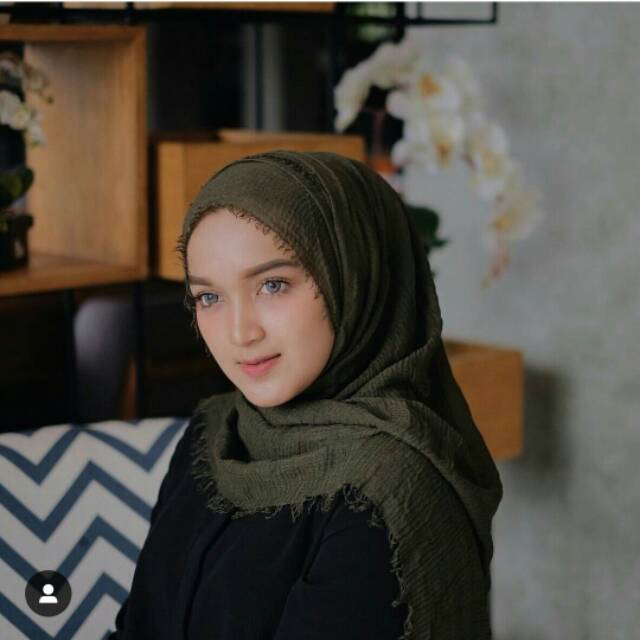 PASHMINA KUSUT RAWIS / PASHMINA RAWIS SEMUA SISI/ SHAWL COTTON RAZADY PREMIUM-1