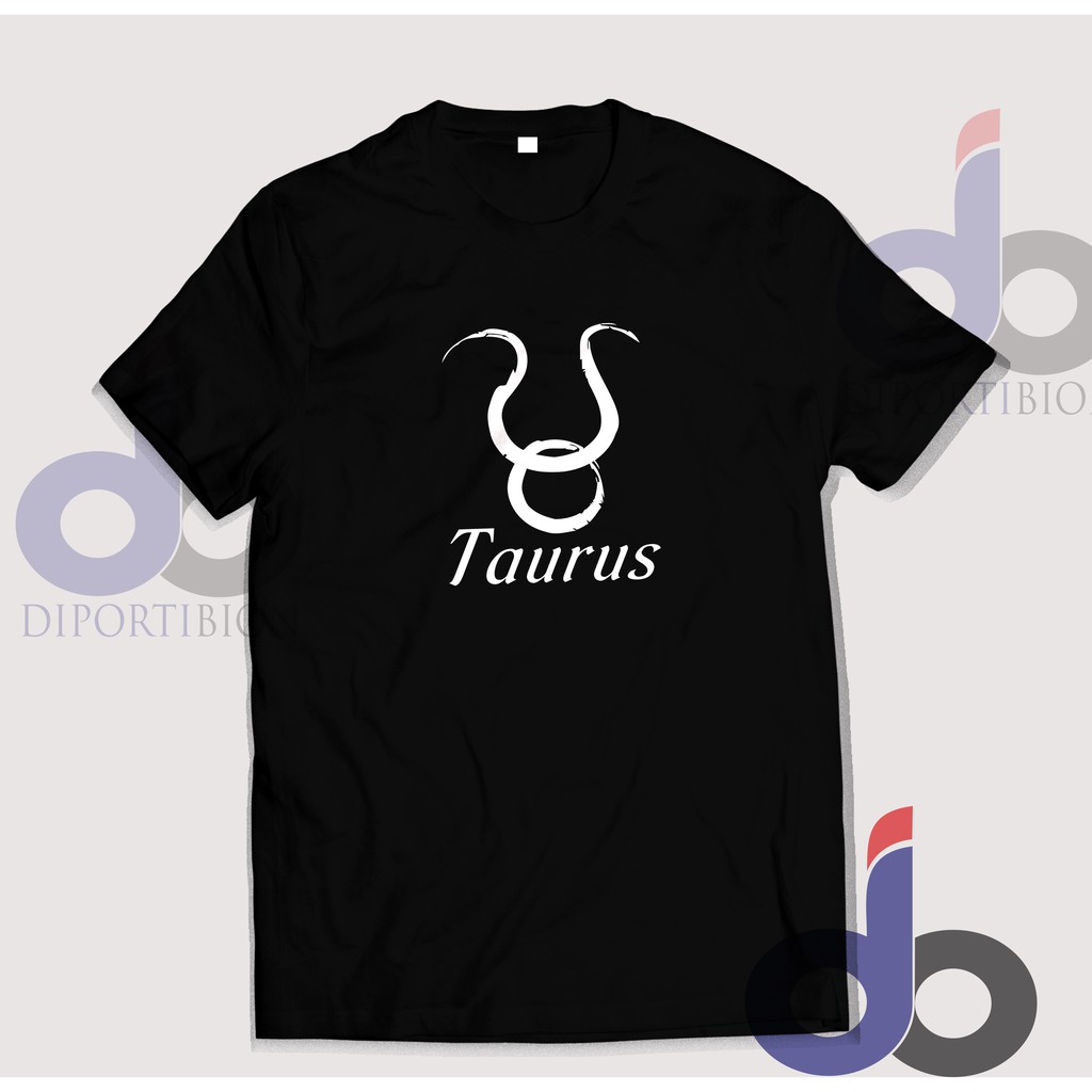 KAOS ZODIAK TAURUS KAOS DISTRO ZODIAK TAURUS KAOS LENGAN PENDEK TAURUS