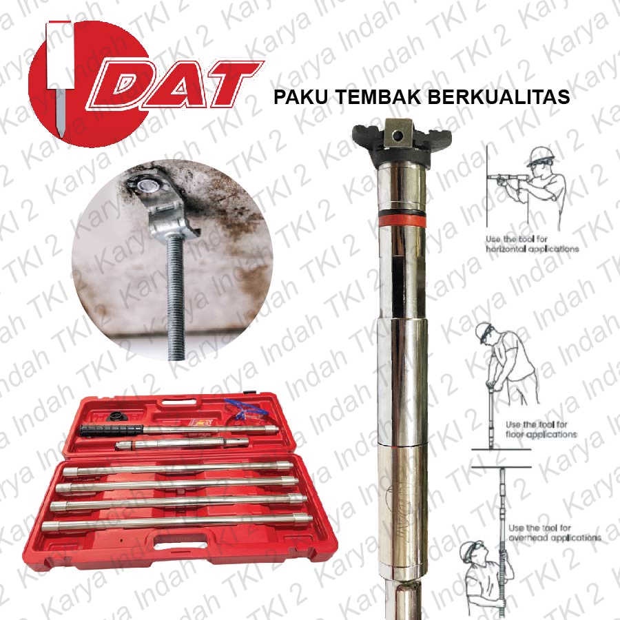 Paku Tembak Plafond DAT Nailer Gun Pengganti Dynabolt Ramset Superfix CO2 Super Fix
