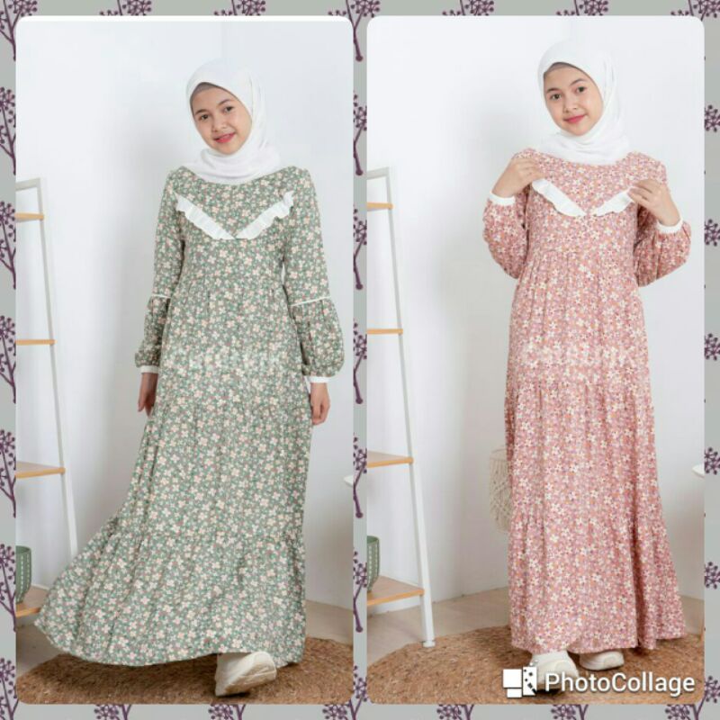 Gamis Anak & Remaja Luna Ruffle by Cutetrik