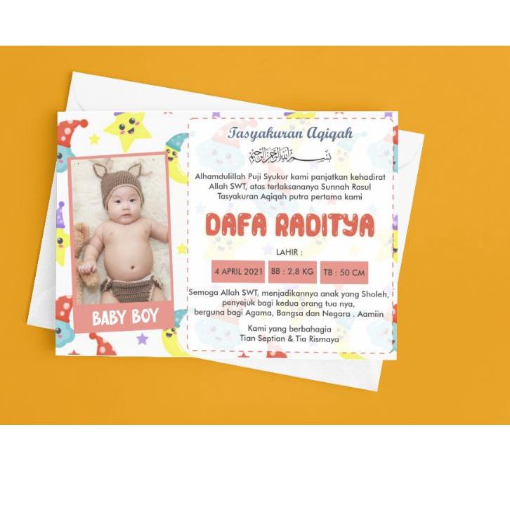 

Promo L6KQK KARTU SYUKURAN AQIQAH/SETIKER AQIQAH/KARTU AQIQAH DISEN 76 Hot Sale