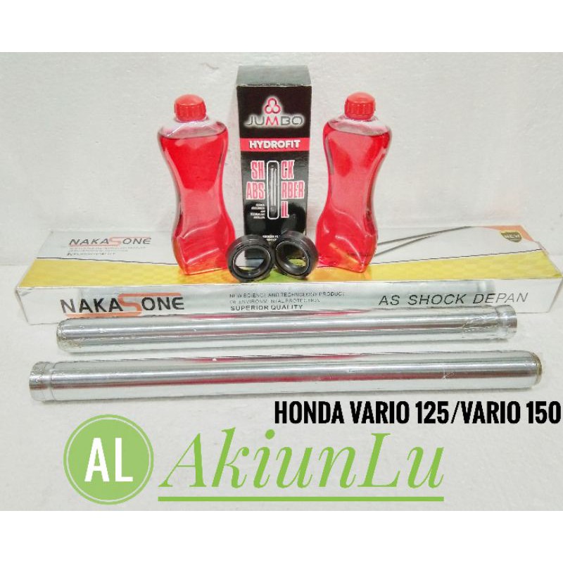 (BAYAR DI TEMPAT) PAKET SET AS SHOCK DEPAN HONDA BEAT FI ESP/VARIO 125/VARIO 150 2013-2020 NAKASONE