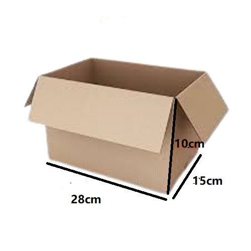 

Kardus Dus Kotak Box Packing Standard Polos Karton 28x15x10cm 5pcs