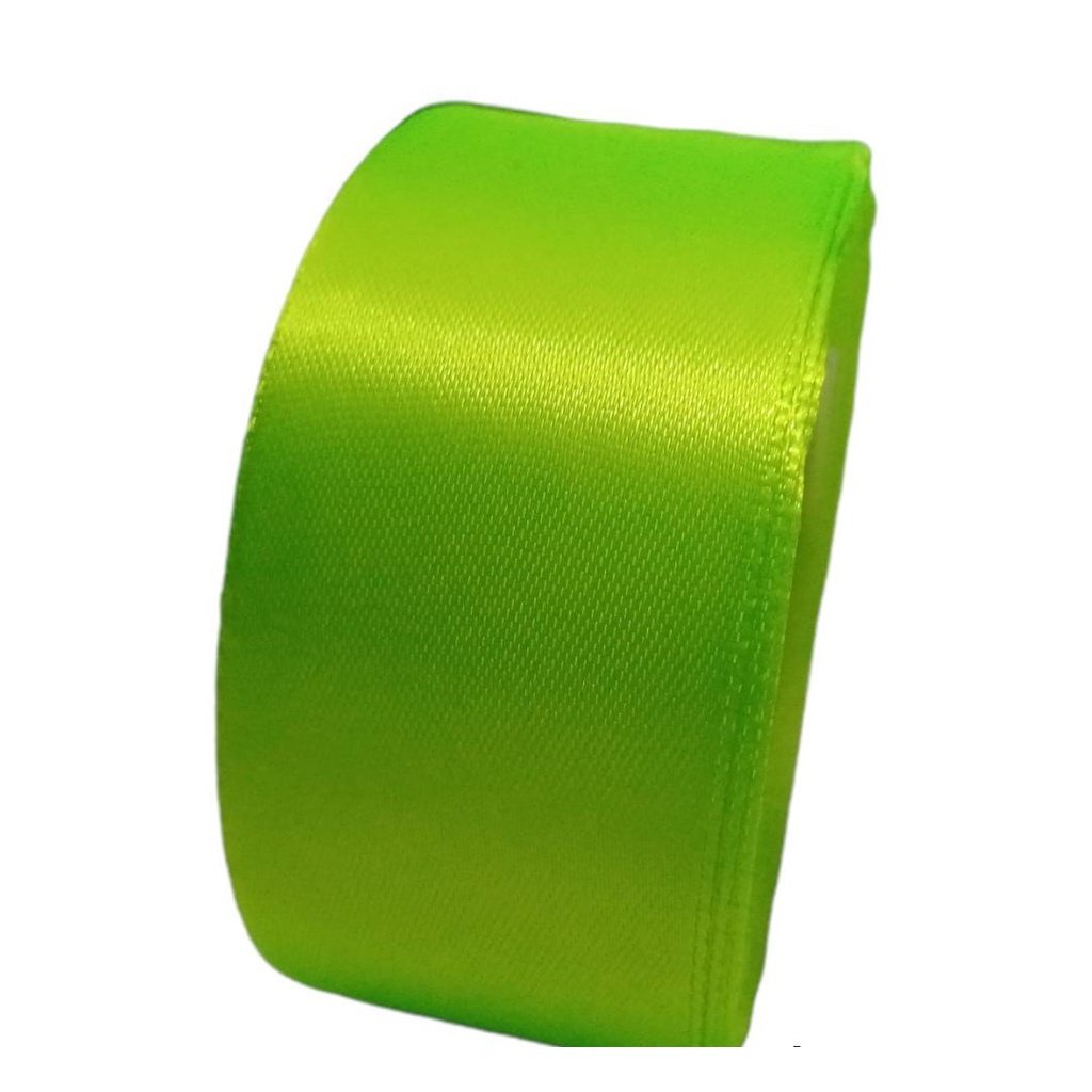

Pita Satin Hijau Stabilo Ukuran 1.5 inch /4cm Per Roll