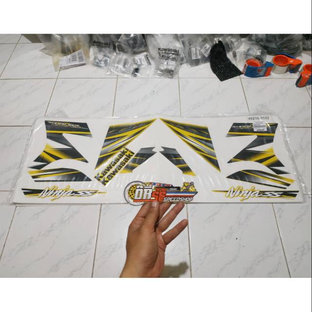 Striping Ninja SS Kuning Original Kawasaki