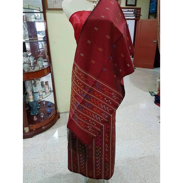 Songket Sadum Tarutung Marron Cerah