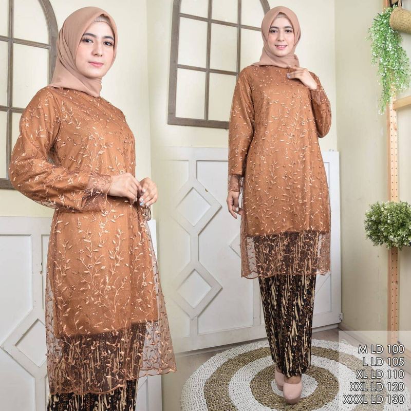 KEBAYA TUNIK BROKAT TILE