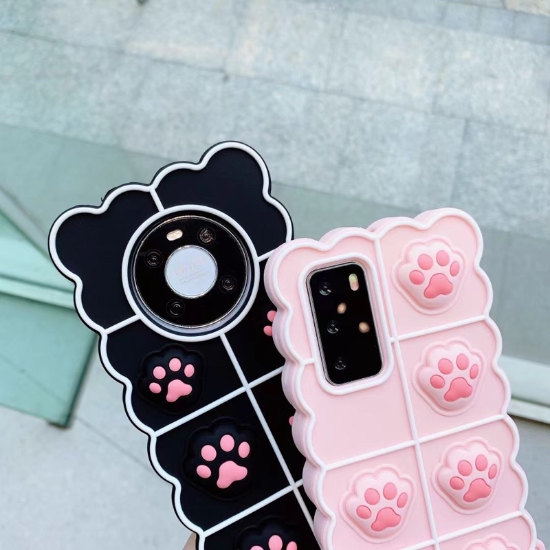 Samsung A11 M11 A12 A30 A50 A21s A31 A51 A71 A32 A01 A52 A72 A02 A02s CatPaw Pop It Up Case