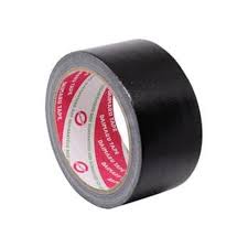 Lakban Hitam 2 Inch x 90 yard / Lakban Kain Hitam / Cloth Tape Hitam