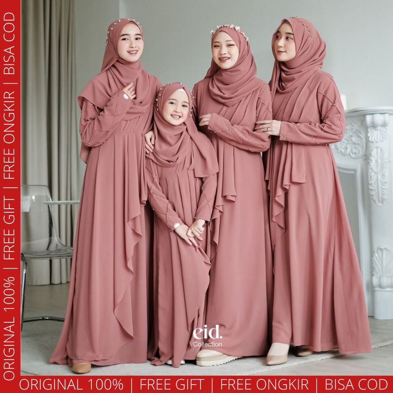 PROMO EDELYNE IED SERIES BY KAZAMI STORE/GAMIS SYAR'I BAHAN PREMIUM
