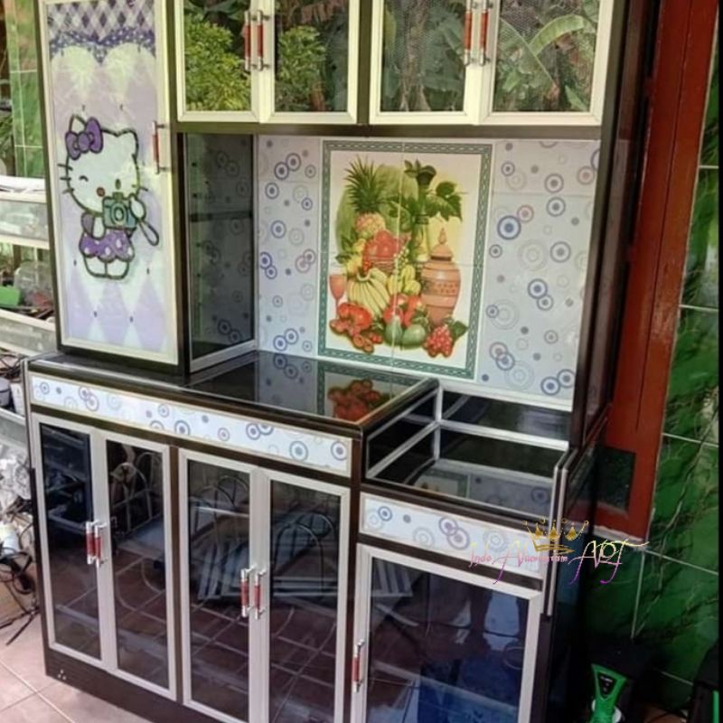 Rak Dapur Serbaguna / Kitchen Set Minimalis Bahan Alumunium