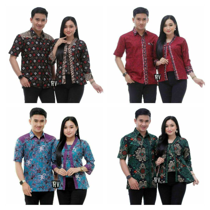 BAJU COUPLE BATIK SARIMBIT PASANGAN 2022