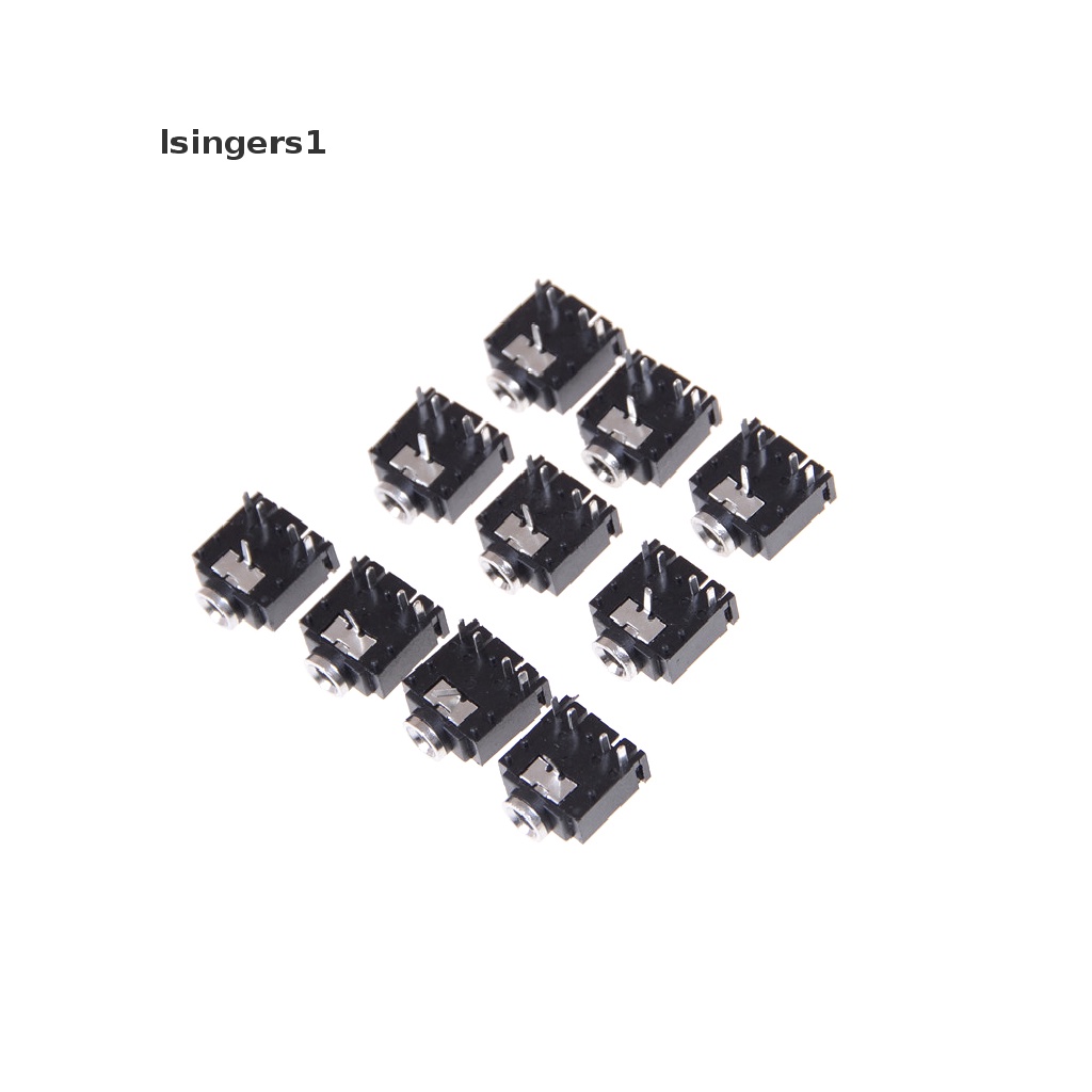 (lsingers1) 10pcs Jack Audio 3.5mm Female 5 Pin Untuk Headset / Interior PCB