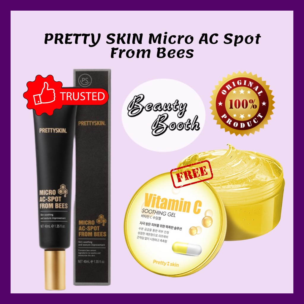 PRETTY SKIN Micro AC Spot From Bees 40ml | Obat Jerawat