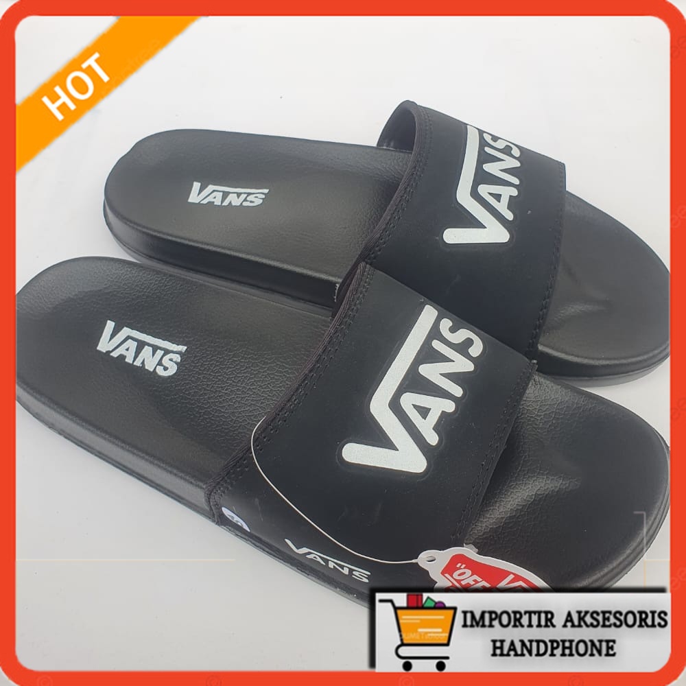 KWALITAS PREMIUM Sandal VANS Sendal Slop Selop Slip On Slide Pria Wanita Cowok Cewek Laki Laki Unisex