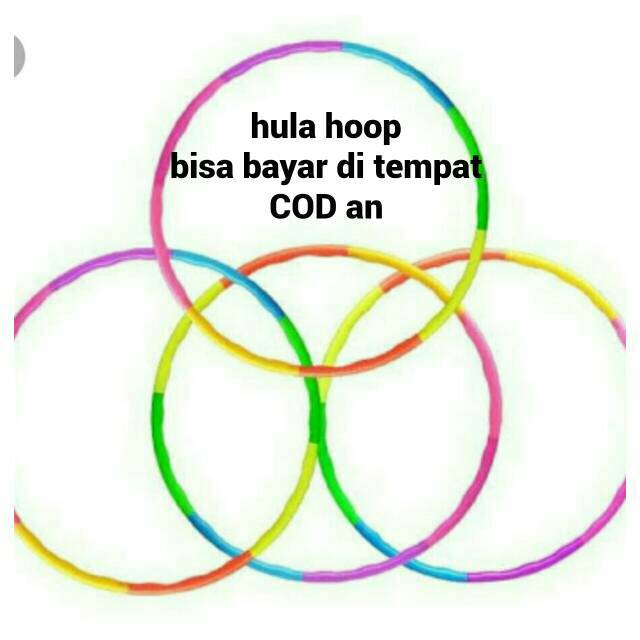 Mainan Anak Perempuan Hula Hoop Plastik Olahraga