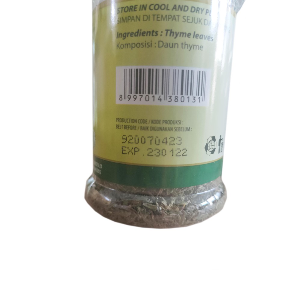 JAYS THYME LEAVES 27 GR - JAYS DAUN TIMI HALAL