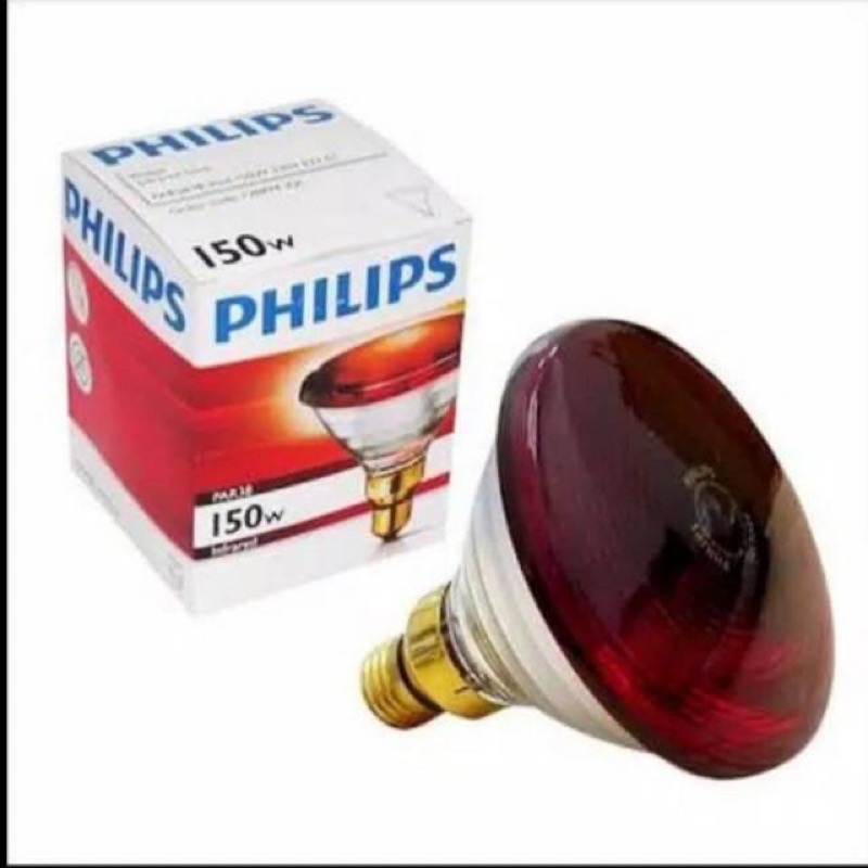 Lampu bohlam terapi infrared PHILIPS 150 watt